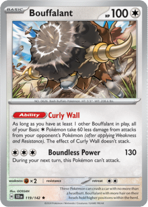 119/142 Bouffalant – Stellar Crown – SCR