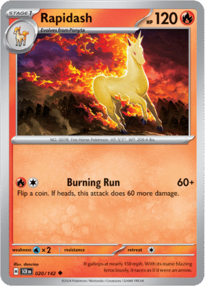 020/142 Rapidash – Stellar Crown – SCR