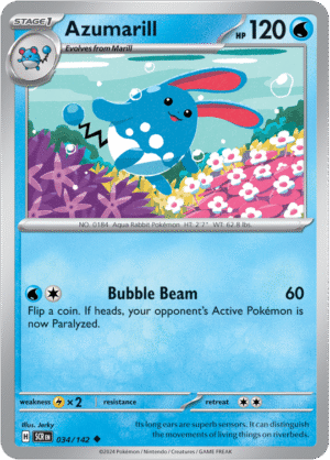 034/142 Azumarill – Stellar Crown – SCR