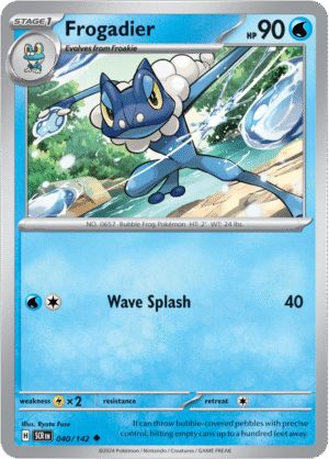 040/142 Frogadier – Stellar Crown – SCR