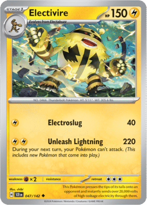 047/142 Electivire – Stellar Crown – SCR