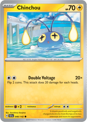 048/142 Chinchou – Stellar Crown – SCR