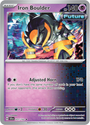 071/142 Iron Boulder – Stellar Crown – SCR