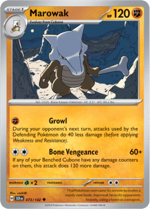 073/142 Marowak – Stellar Crown – SCR