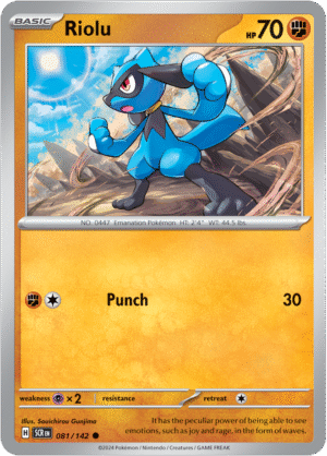 081/142 Riolu – Stellar Crown – SCR