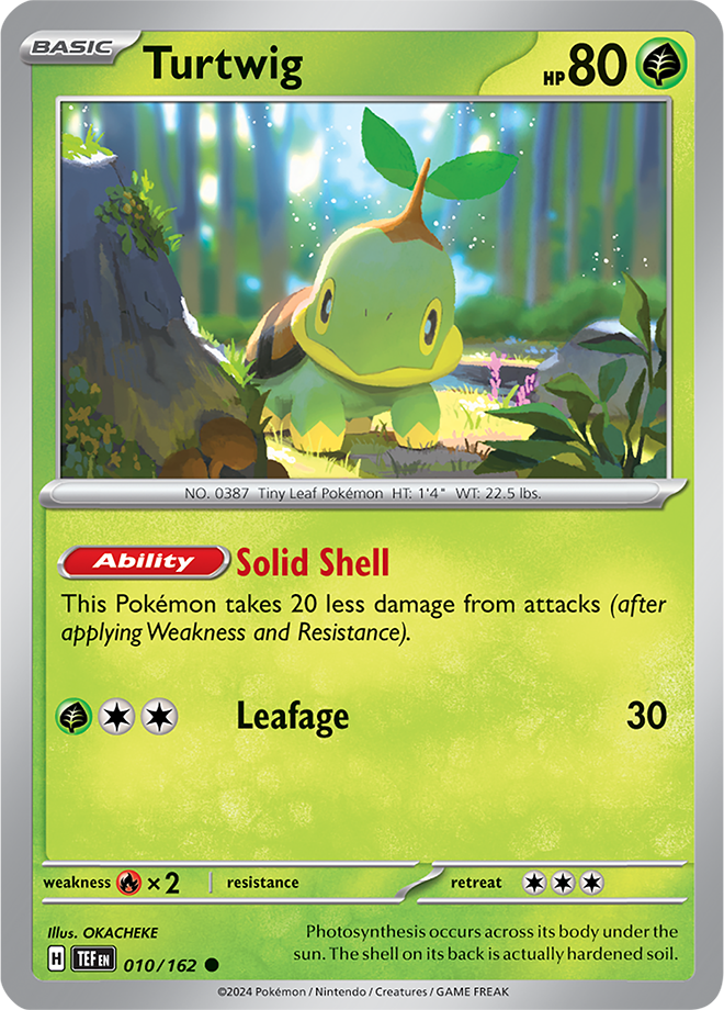 010/162 Turtwig - Temporal Forces - TEF