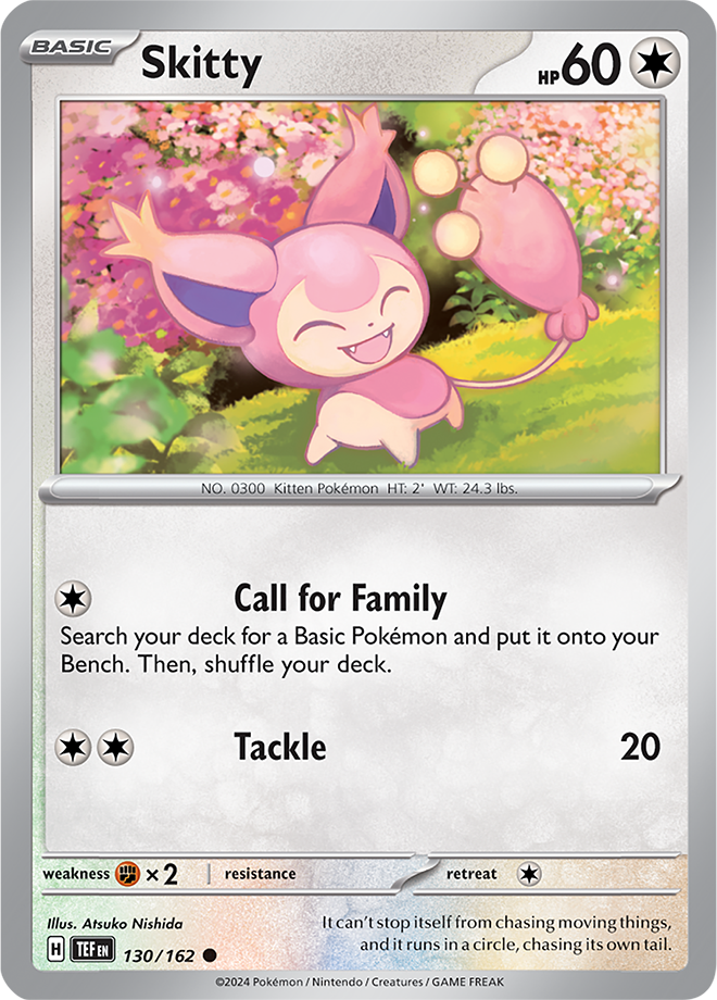 130/162 Skitty - Temporal Forces - TEF