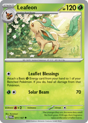 011/167 Leafeon - Twilight Masquerade - TWM