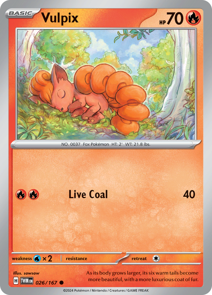 026/167 Vulpix - Twilight Masquerade - TWM