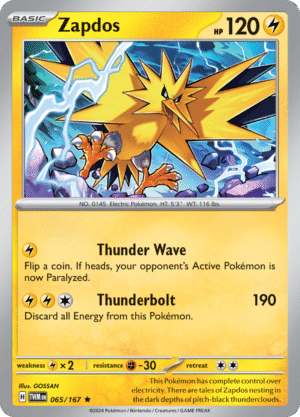 065/167 Zapdos - Twilight Masquerade - TWM