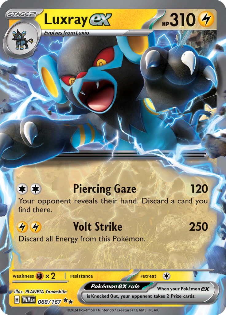068/167 Luxray ex - Twilight Masquerade - TWM