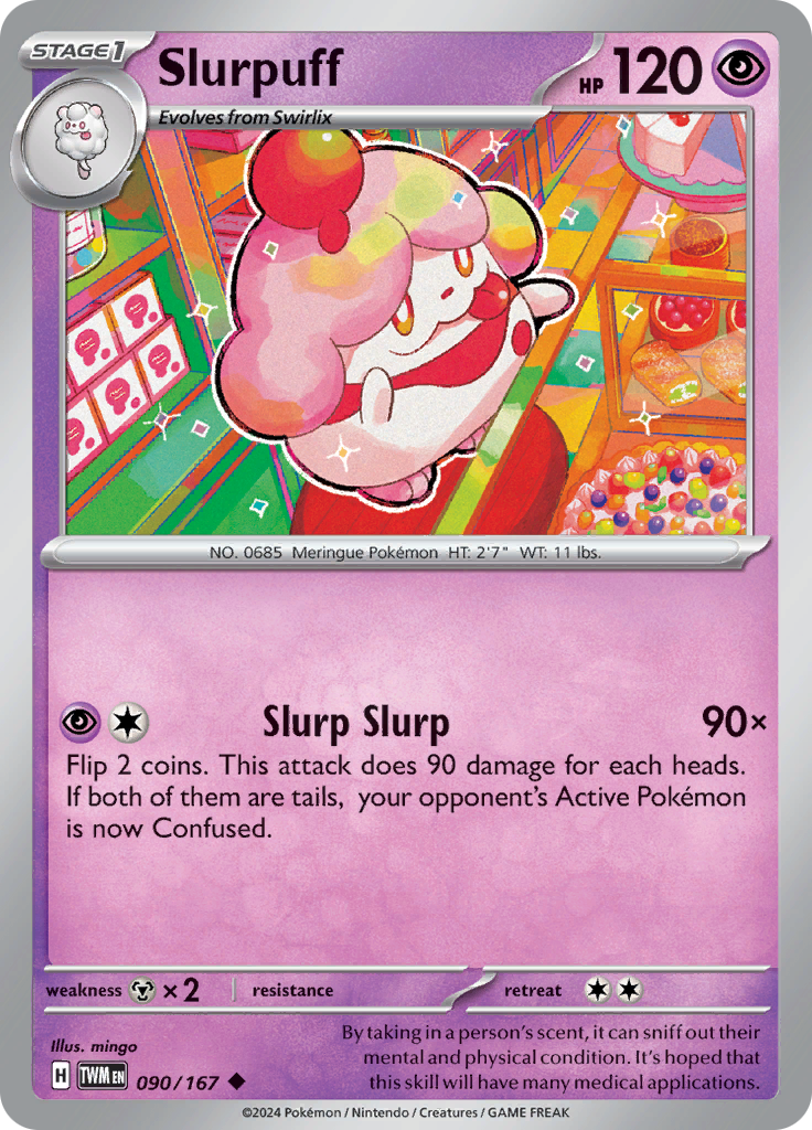 090/167 Slurpuff - Twilight Masquerade - TWM