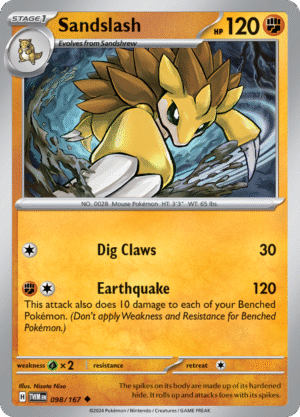 098/167 Sandslash - Twilight Masquerade - TWM