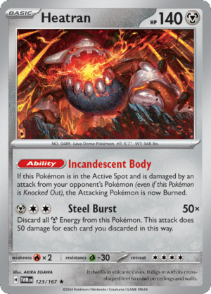 123/167 Heatran - Twilight Masquerade - TWM