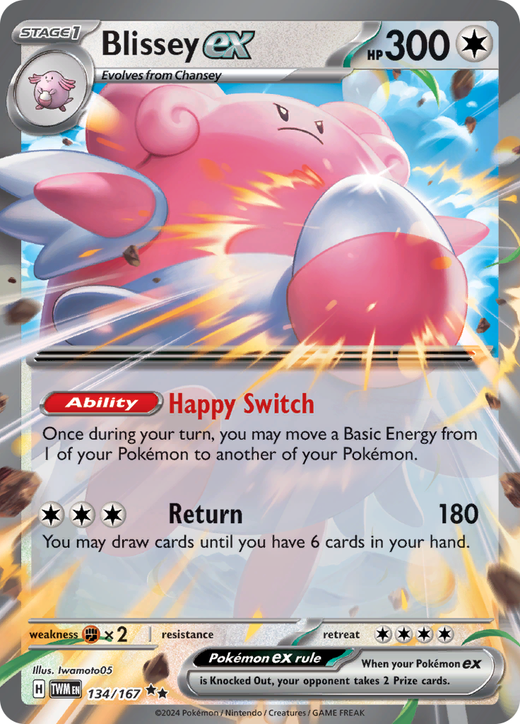 134/167 Blissey ex - Twilight Masquerade - TWM