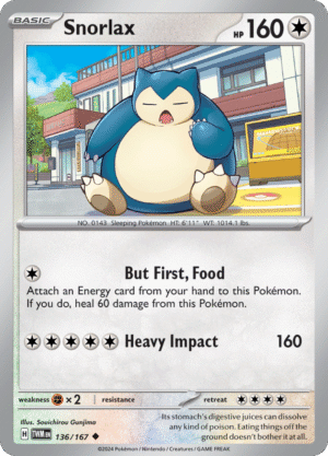 136/167 Snorlax - Twilight Masquerade - TWM