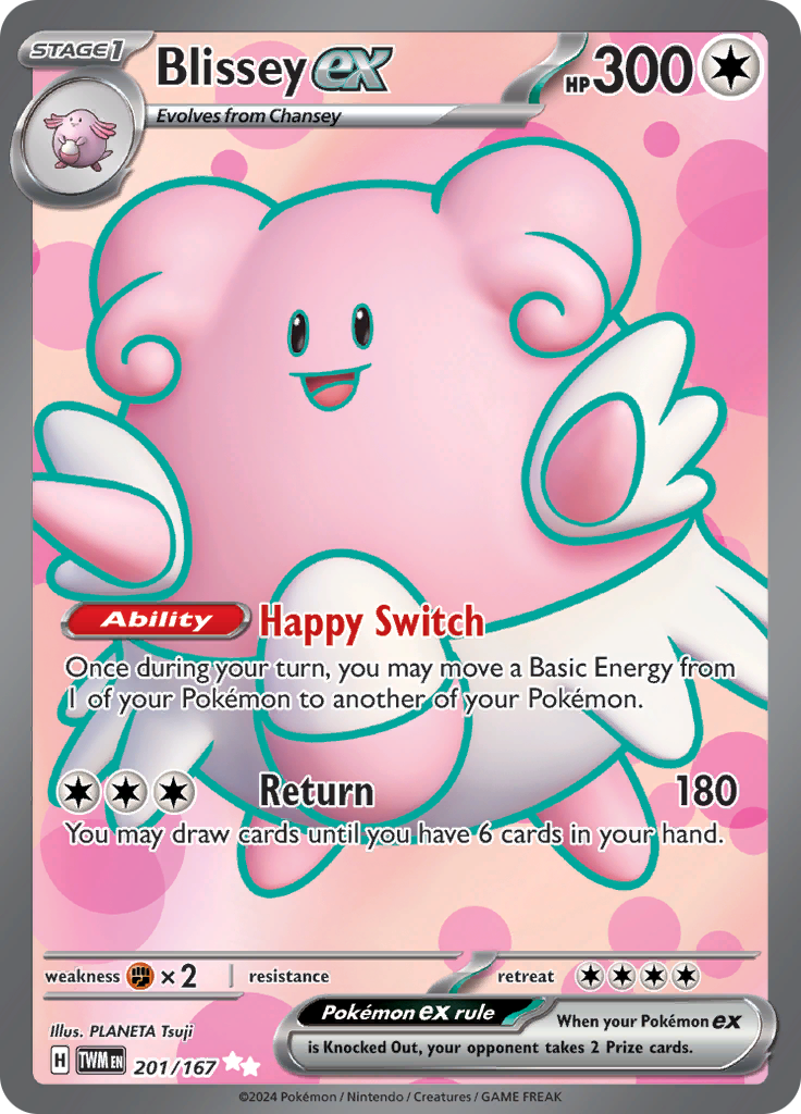 201/167 Blissey ex - Twilight Masquerade - TWM